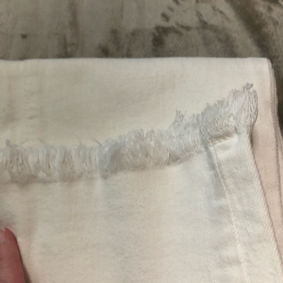 Size 31 Pilcro and the Letterpress WHITE HIGH RISE CIGARETTE STRAIGHT JEAN!!!! - Picture 6 of 8